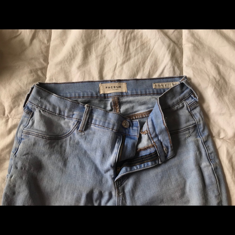 Pacsun lightwash jeans (ankle jeggings)